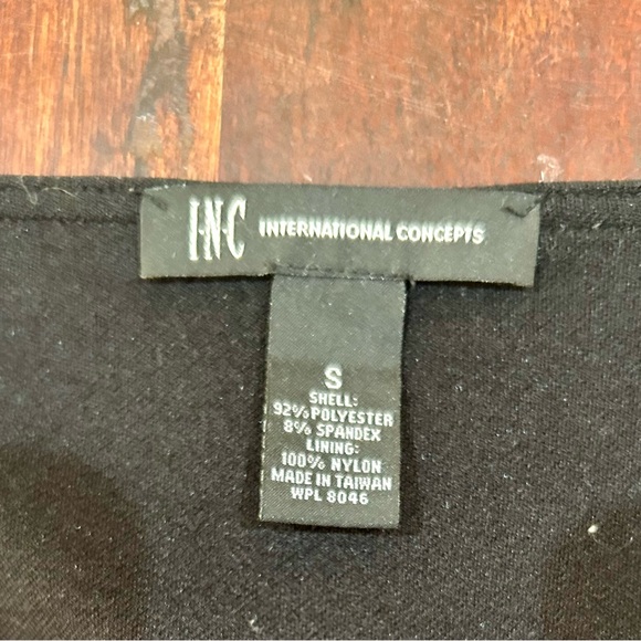 Inc international concepts sleeveless sheath dress blue, silver and black - Picture 2 of 9